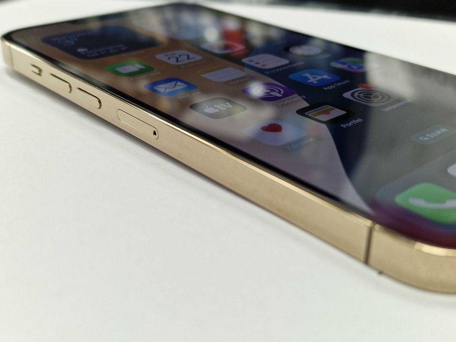 iPhone 13 Pro Max 128GB/ Gold/ Złoty/ Grade A-/ bateria 86%/ Gwarancja