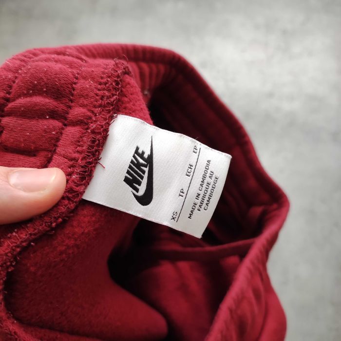 MĘSKIE Dresy Sportowe Bawełna Lampas Logo Suwak Nike Joggery Spodnie