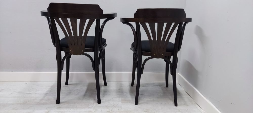 Krzesło Thonet Wachlarz z Podłokietnikiem 2 szt