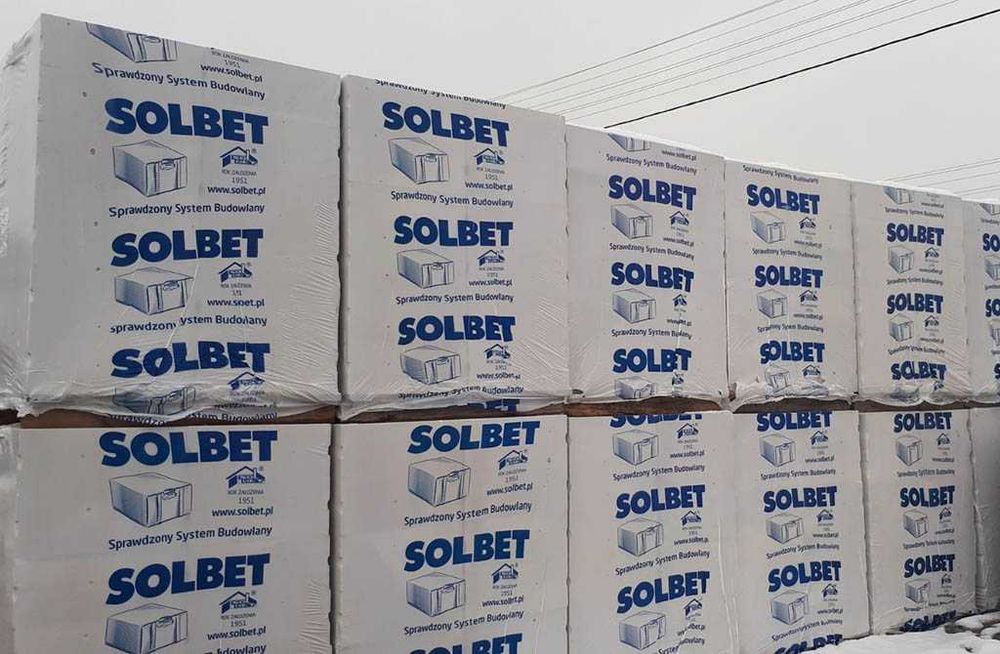 Pustak SOLBET Bloczek betonowy 24x59x12 suporeks