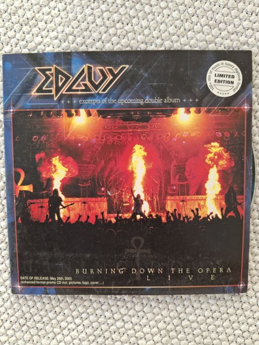 Ed Guy - Burning Down The Opera Live  - limited edition 2 Cds