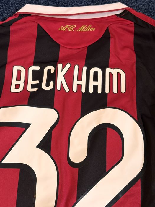 Koszulka AC Milan Retro BECKHAM 32 Adidas Nowa Longsleeve