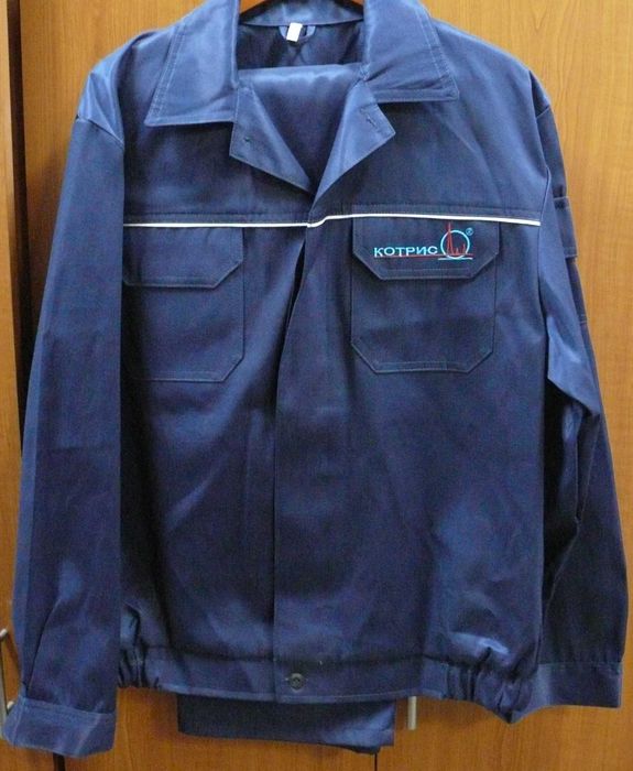 Спецодежда мужская, цвет темно-синий р.52-54 рост 5