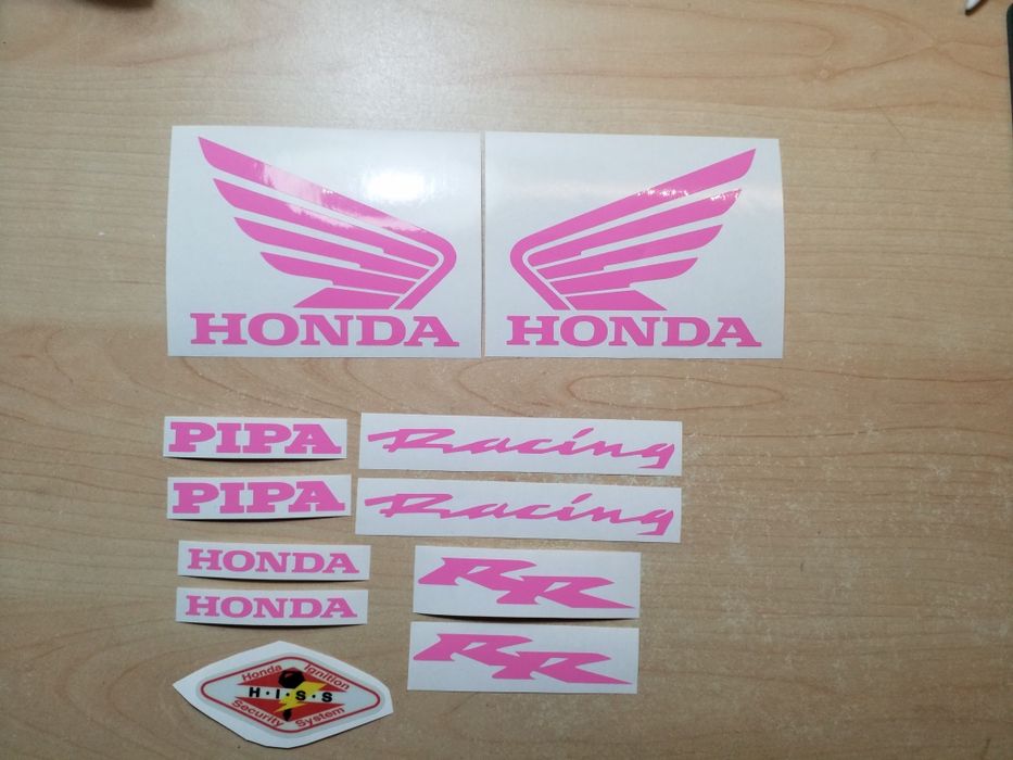 Autocolantes personalizáveis em vinil recortado para motas