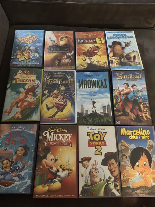 Kasety VHS bajki