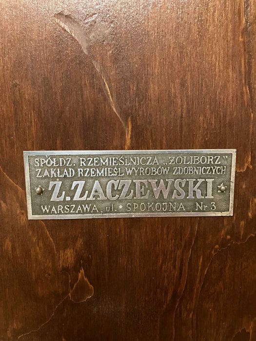 Szkatuła warszawska. Unikatowa.