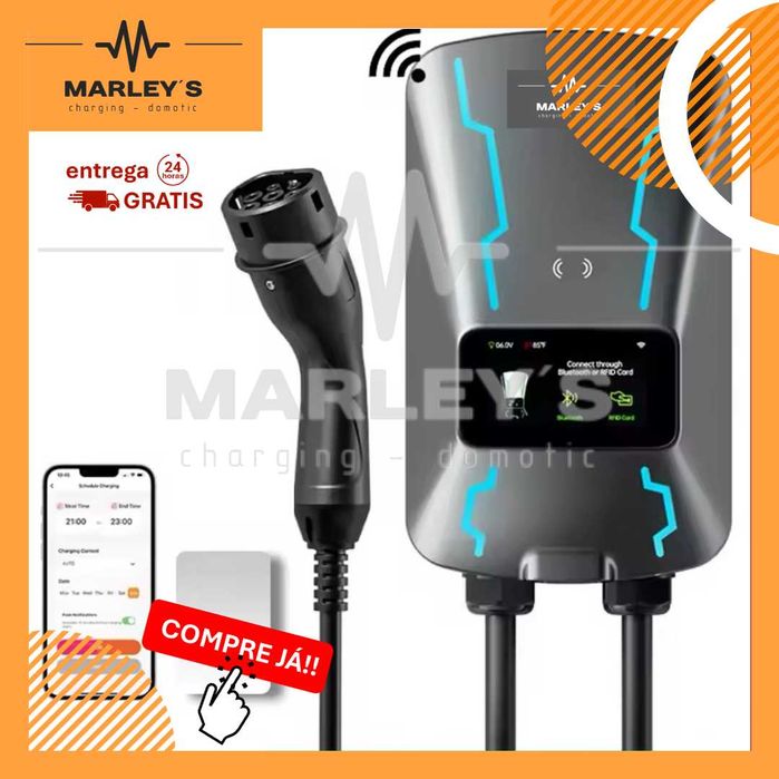 Wallbox Charger 22 kW - 32 A - Type 2 - Three-Phase - Hybrid Electric Vehicles64586163264386120
