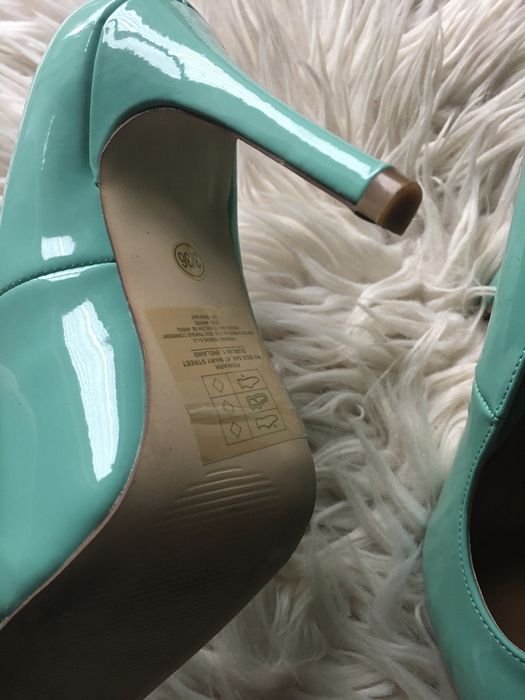 Miętowe szpilki Atmosphere rozm. 36