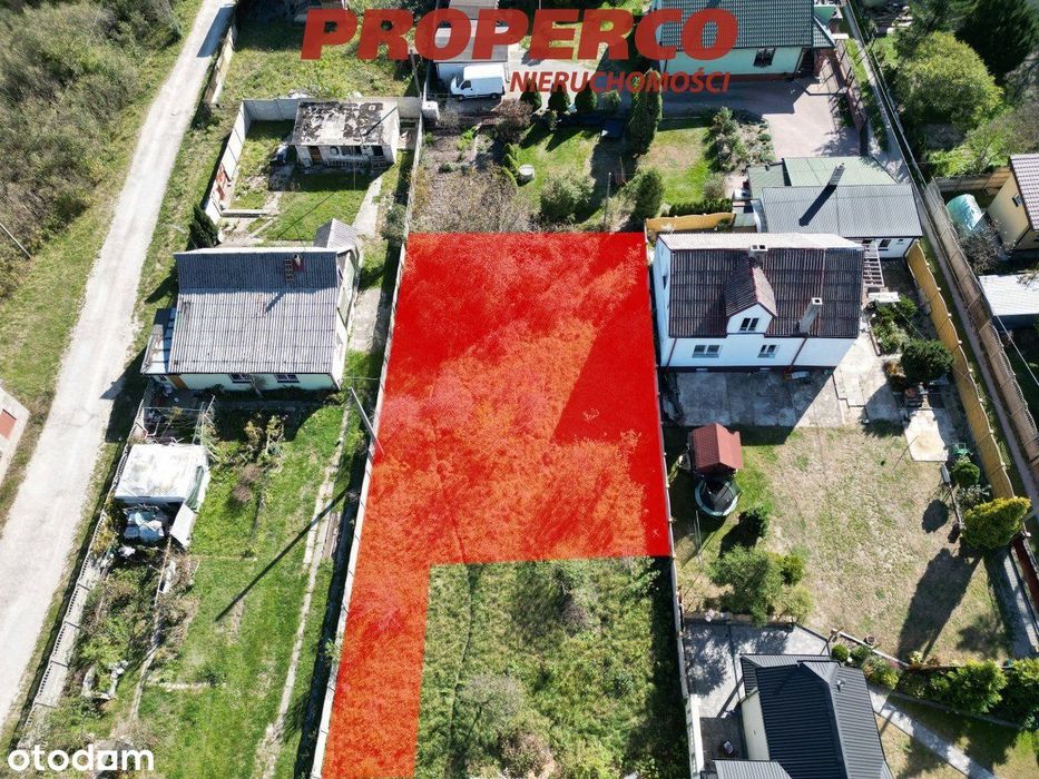 Działka, pow. 575 m2, os. Biesak, Kielce