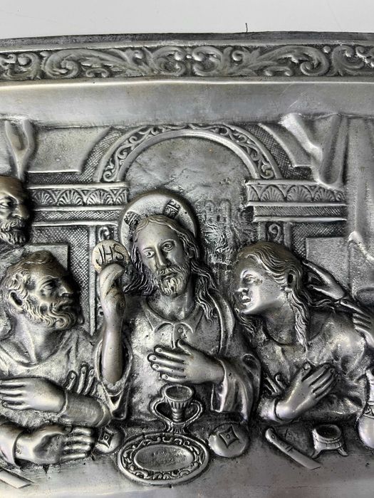 Ultima Ceia de Cristo, alto relevo em "Liga de Estanho"