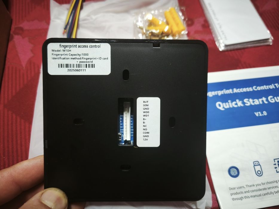 2x Máquina acesso controlo e registo  assiduidade impressão digital