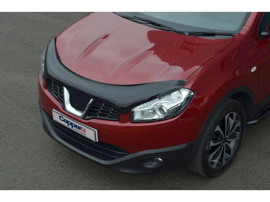 Nissan Qashqai Дефлектор капота (мухобойка) EuroCap