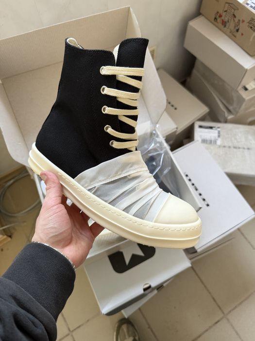 Нові Кеди Rick Owens Ramones High Wrap DRKSHDW/Hustler Ramones/size 38-45/ Преміум якість!