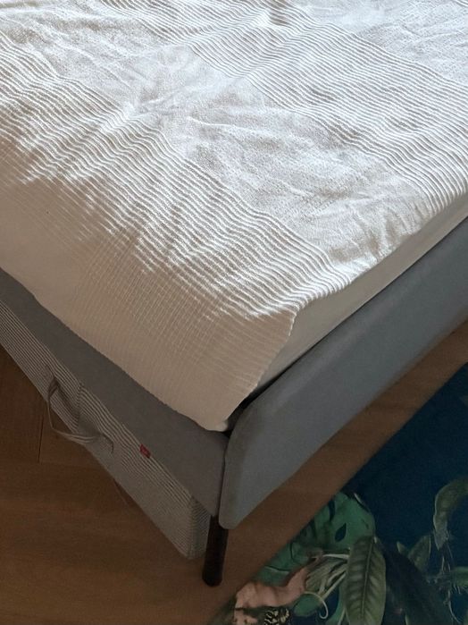 Łóżko Ikea slattum 140x200 + materac