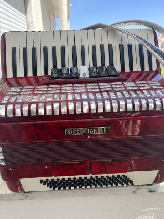 3a voz Acordeao Crucianelli Italia +mala e correias