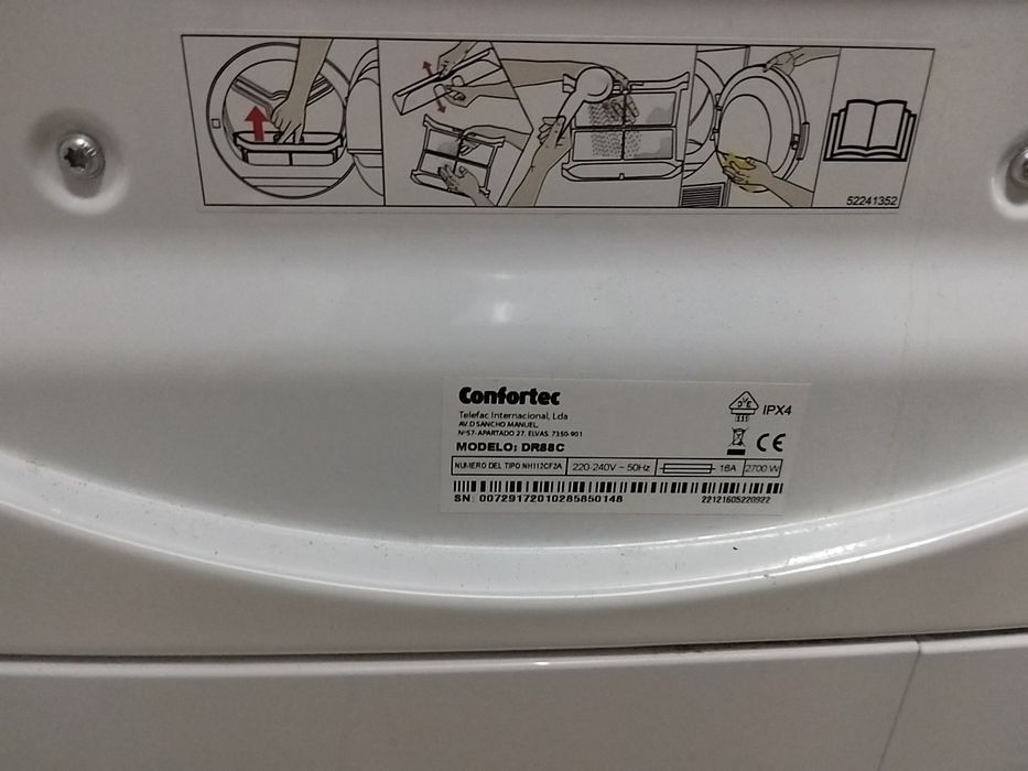 Máquina secar como nova