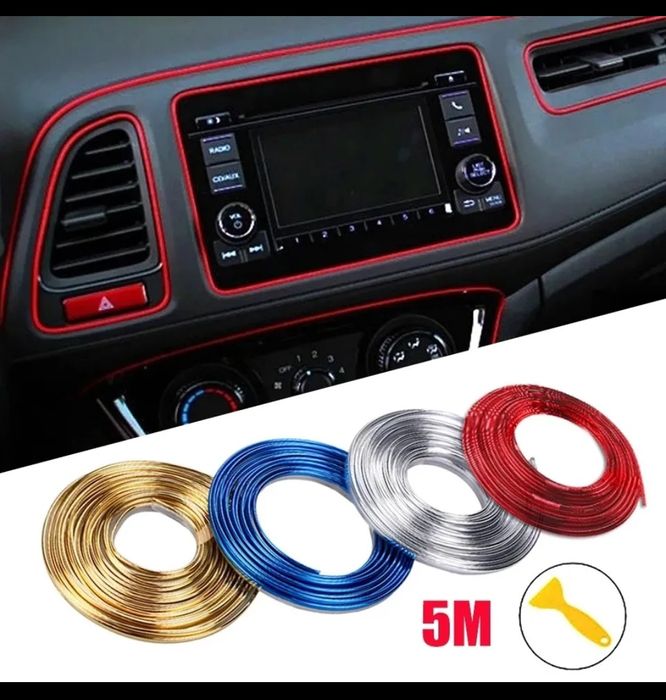 Fita decoração painel carro