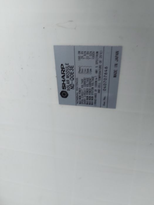 Panele fotowoltaiczne japonskie SHARP