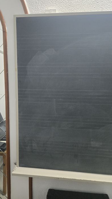 Quadro de Ensino Musical (Pautado) — Lousa para Solfejo