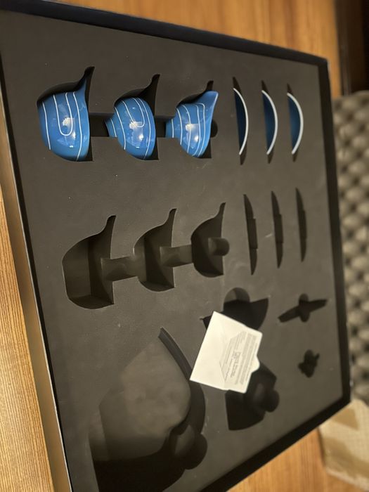 Serwis kawowy Dorota Ćmielów wersja dekoracji drapana