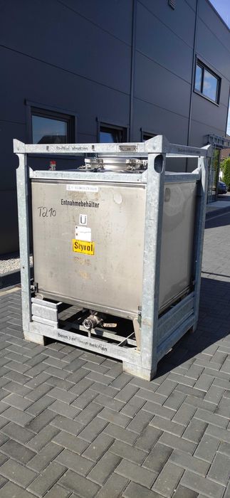 Zbiornik Mauzer nierdzewny 1000 L nierdzewka