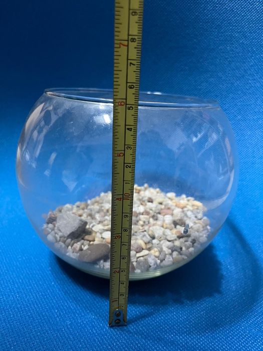 Aquário redondo para peixes