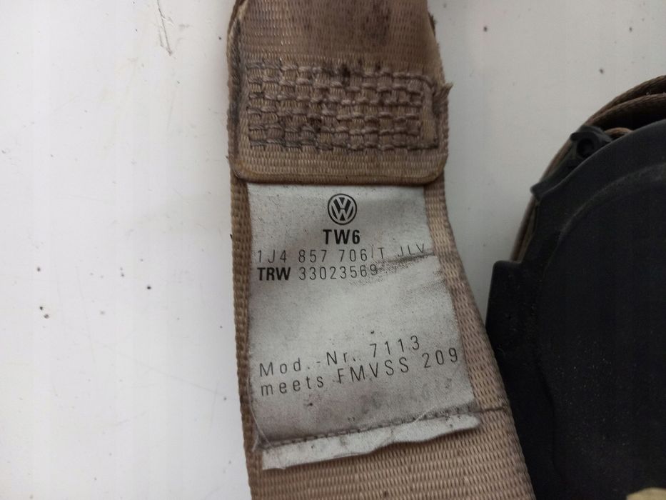 Pas Napinacz bezpieczeństwa VW Bora 1J4857706T PP