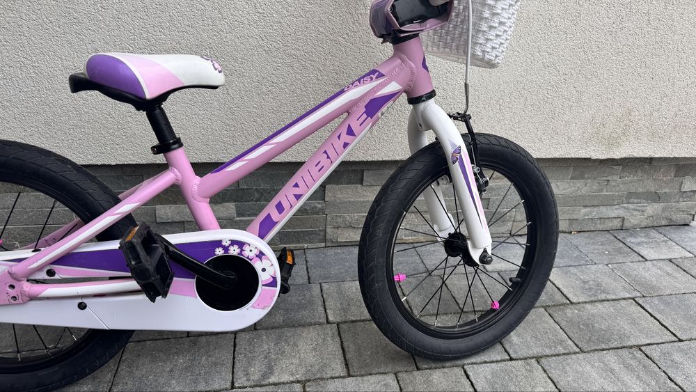 Gwarancja! Super stan! Unibike 16” dla dziewczynki ok.2-4 lat