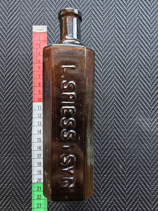 Stara butelka warszawa L Spiess i Syn