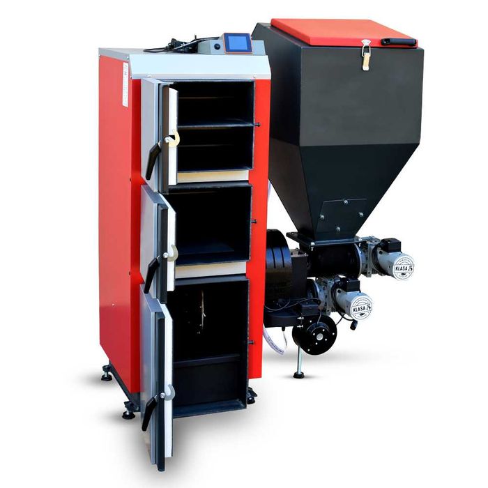 Kotły Kocioł Piec TECHNIX PELL LUX 48 kW na pellet - PRODUCENT