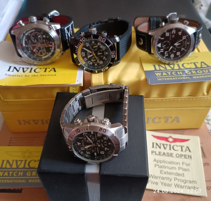 Чоловічі годинники Invicta Seiko