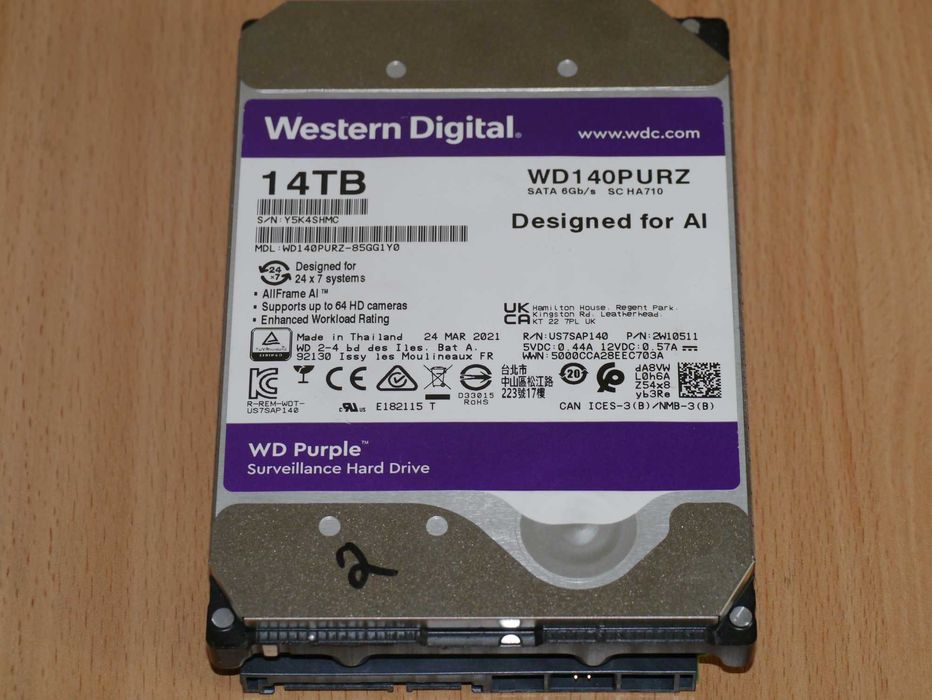 hdd WD140PURZ 14Tb