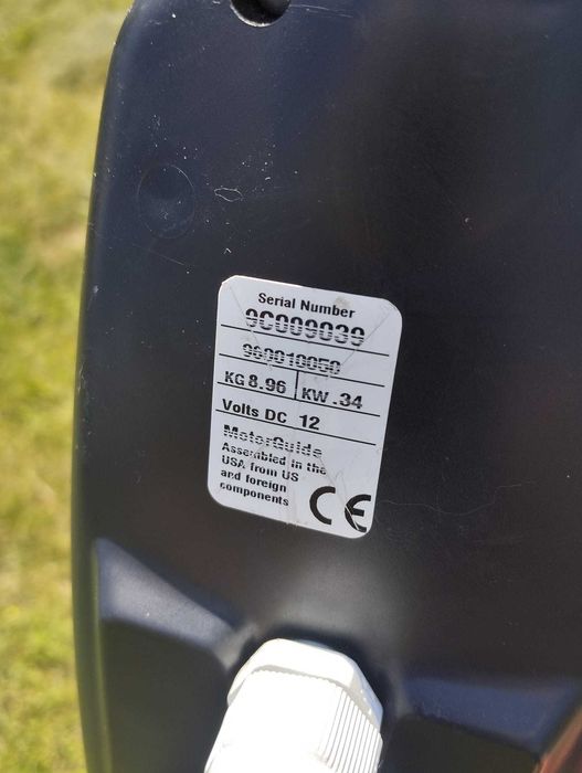 Silnik Motorguide elektryczny zaburtowy łódka ponton Motor Guide 54 lbs 12V