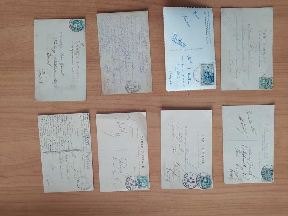 Album pocztówki Francja secesja 233 szt.
