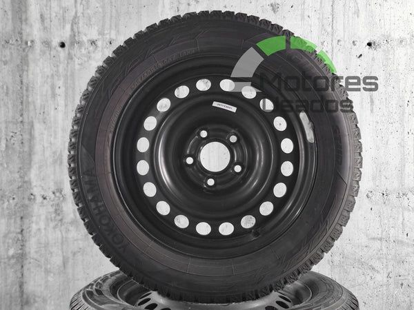 4 Jantes de Ferro 16 Renault 5x114.3 Pneus n/Utilizáveis