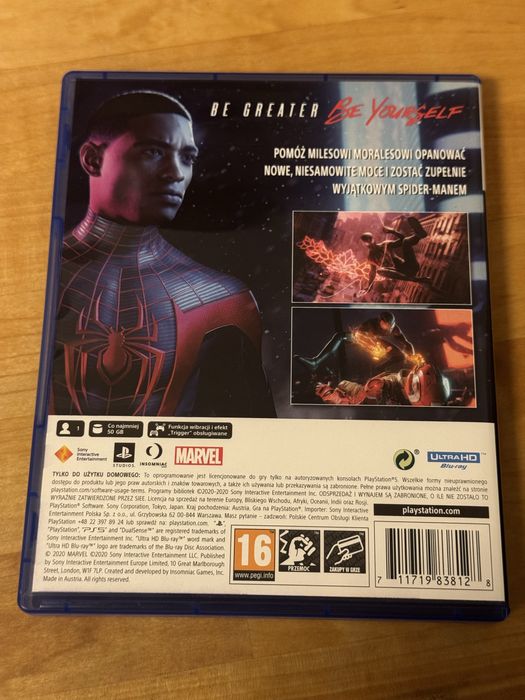 Spider-Man: Miles Morales PS5 Playstation 5 STAN IDEALNY polska wersja