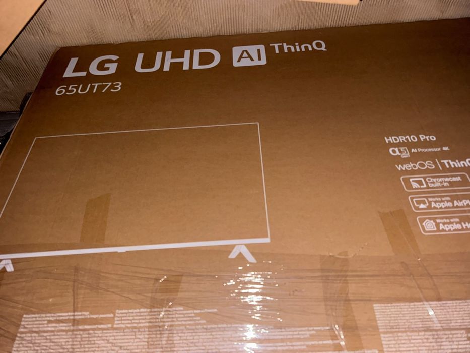 LG Smart TV 65” 4K UHD (65UT73) – Como Nova | Caixa Original