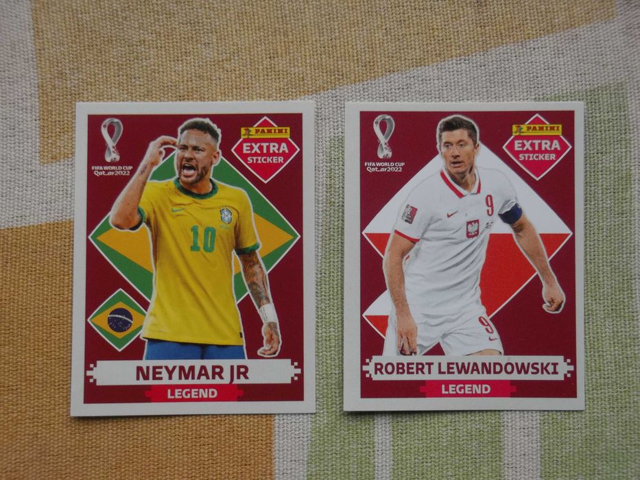Cromos do Qatar 2022 com Extras