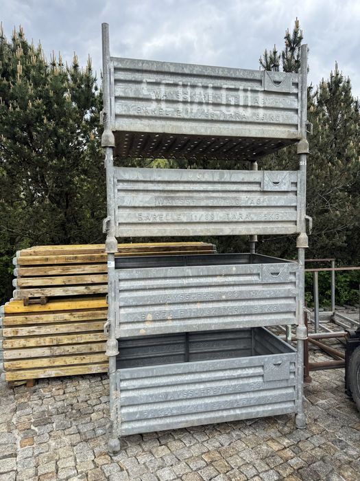Kosze transportowe stalowe ocynkowane 1.60 x 1.00