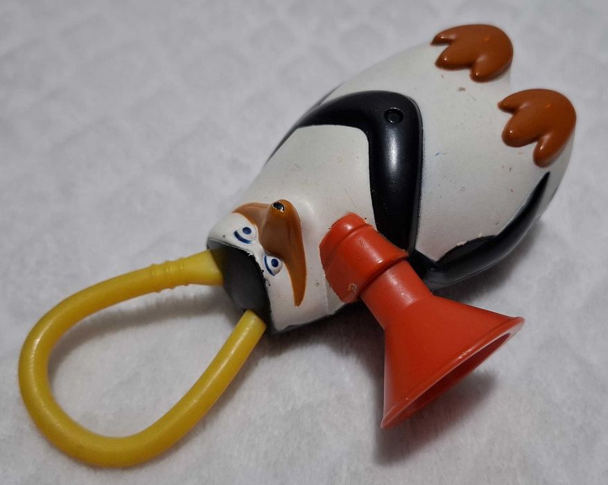 Skipper, Pingwiny z Madagaskaru, 12cm, McDonald's, Viacom, 2010 (Zabaw