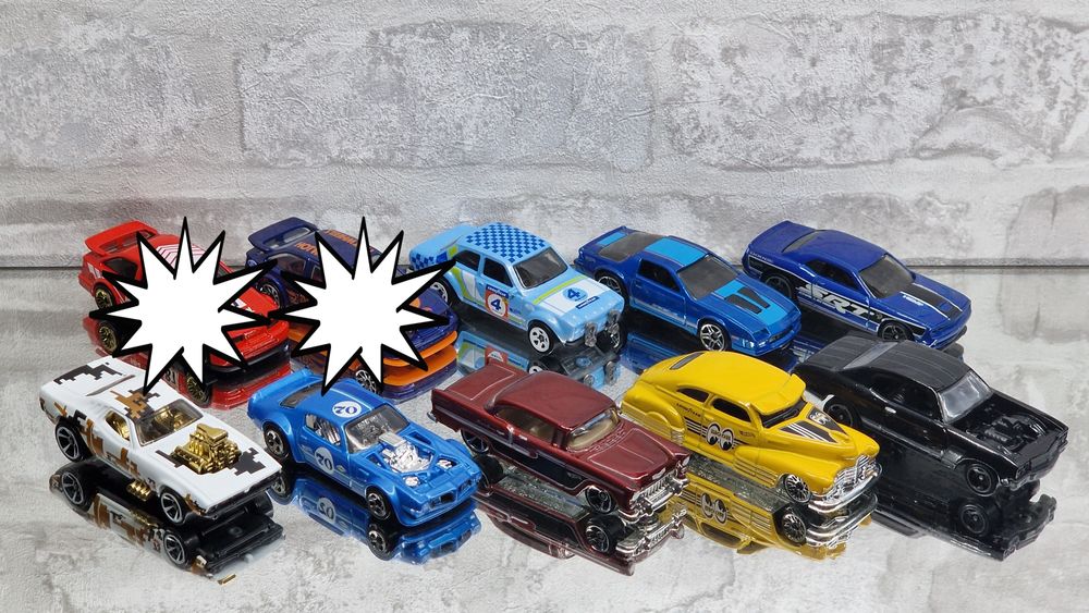 Hot Wheels novos e antigos