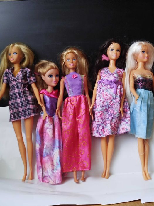 lalki barbie - 5 szt