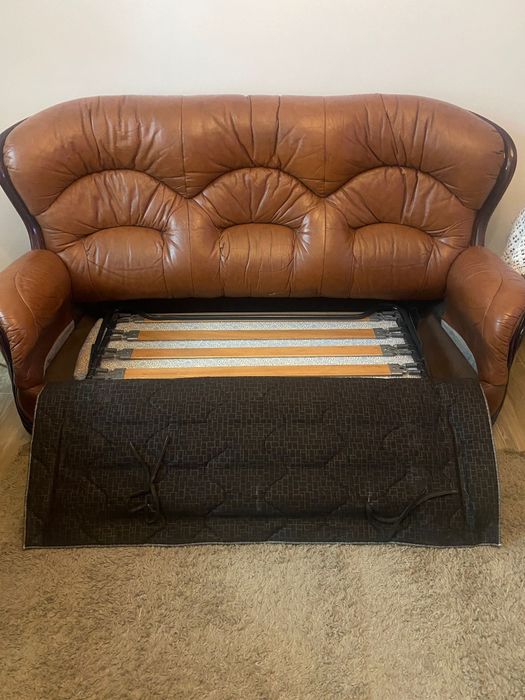 Sofá-Cama de 3 lugares + 2 sofás individuais