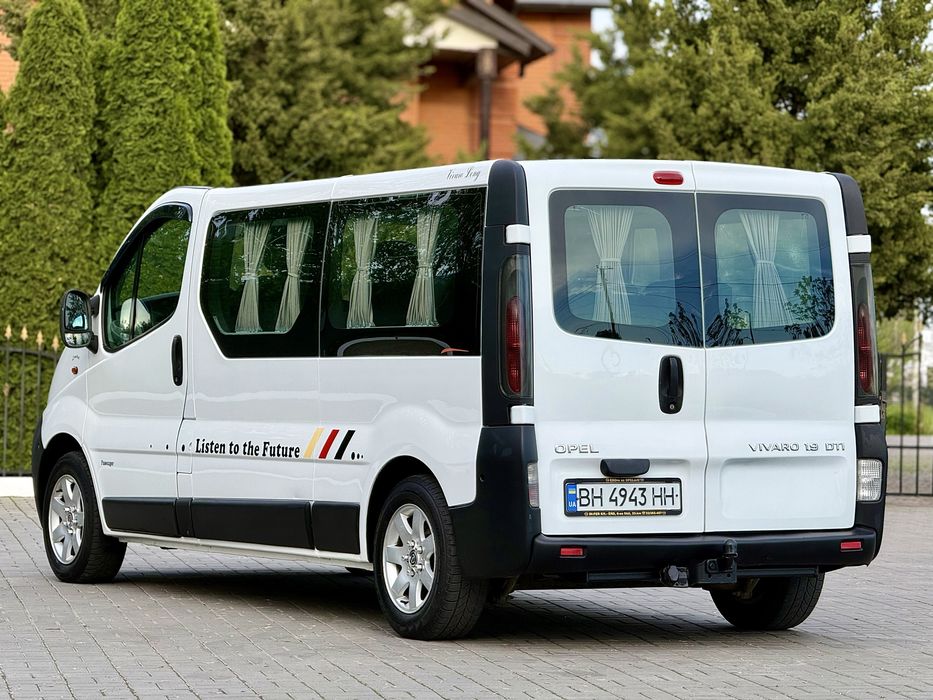 Оpel Vivaro Extra Long Ідеальний Стан Пасажир 8+1 Все В Рідній Фарбі!!! 1.9 Турбо Дизель