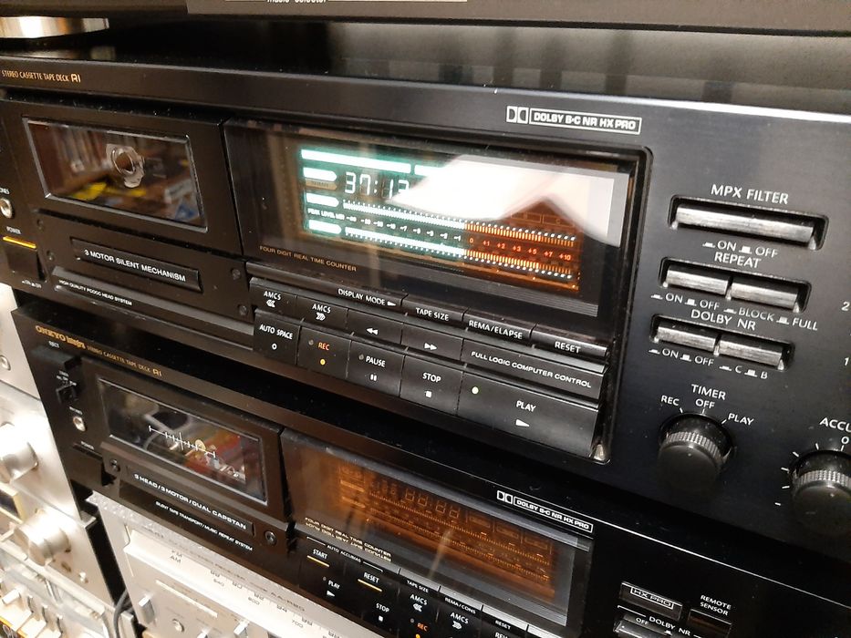 ONKYO INTEGRA TA 2750 RI deck cassetes top
