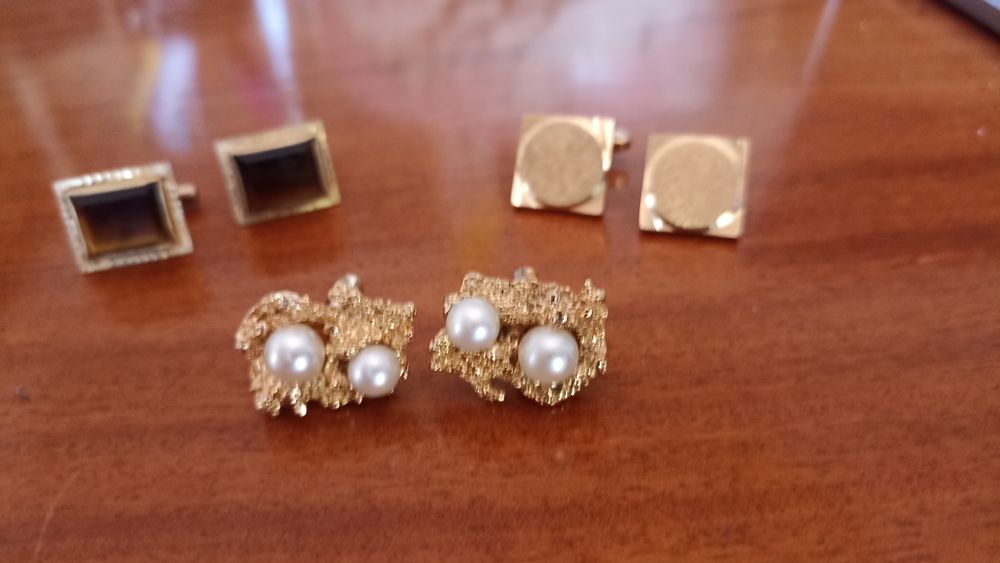 Botões de punho vintage