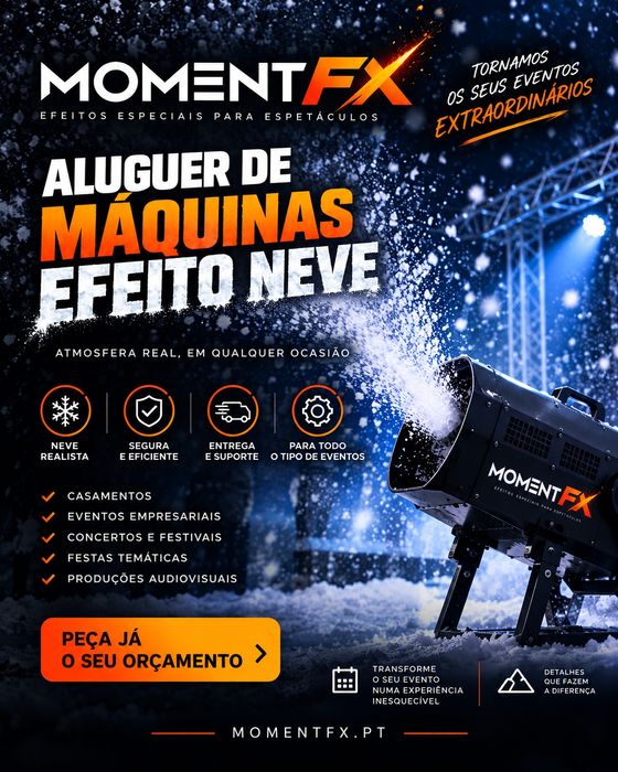 Aluguer Máquinas Efeitos Especiais
