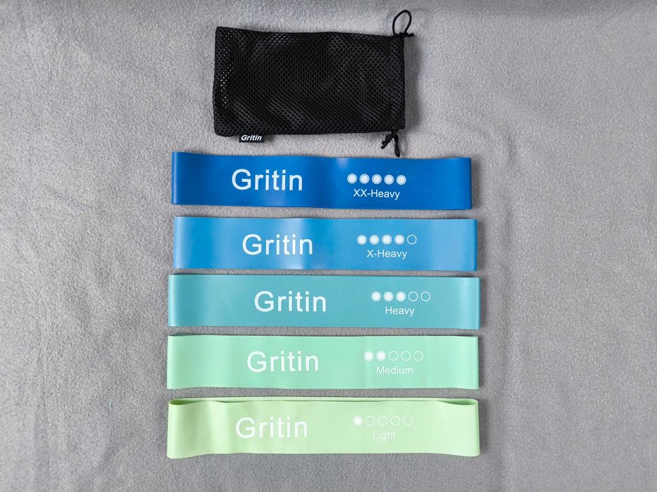 Резинки для фитнеса набор GRITIN 5 шт