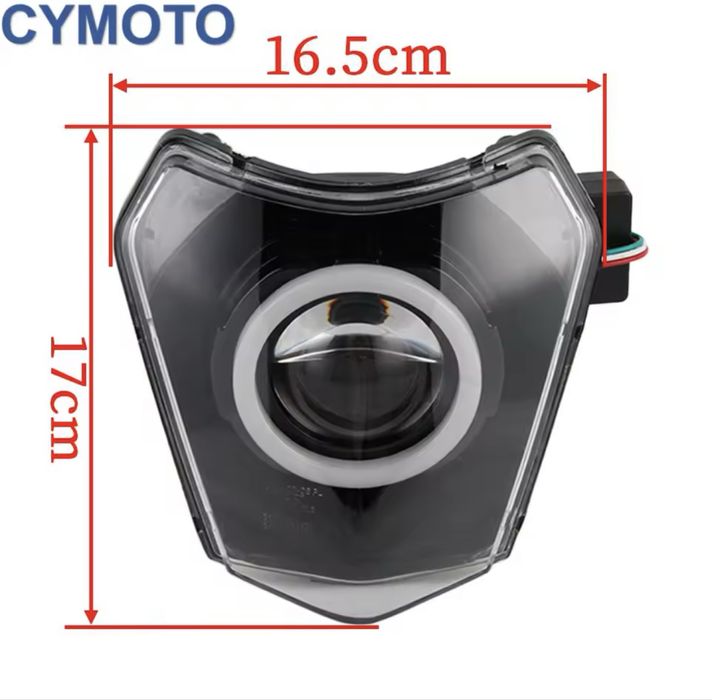 Rgb фара, лінзована оптика, для ktm kovi geon