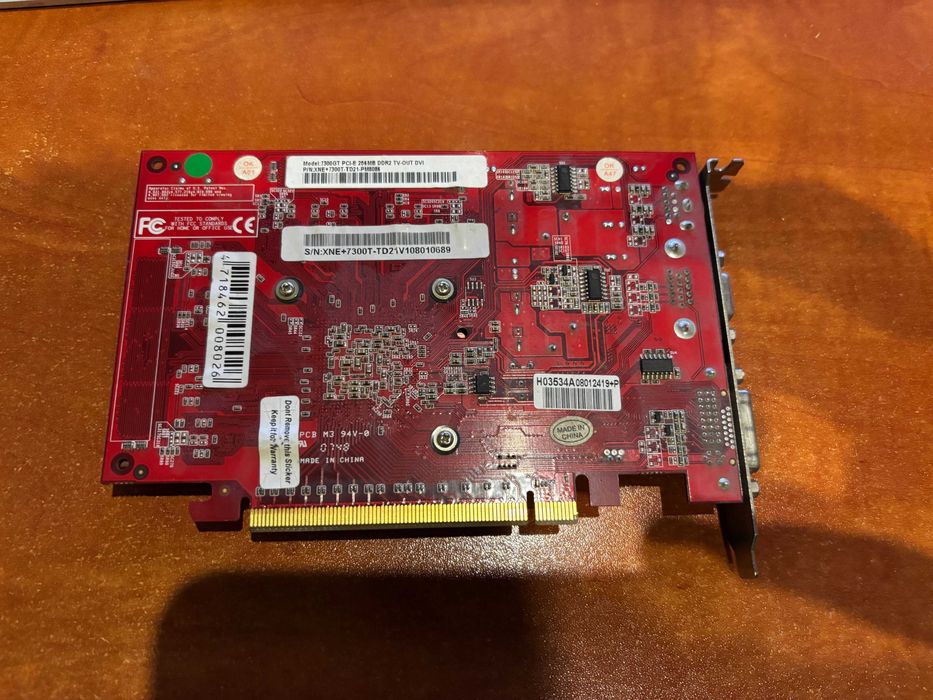 Karta graficzna 7300GT pci-e 256mb ddr2 tv-out dvi